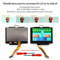 V5 Drop In Pre Laminated 720x480 Retro Pixel IPS LCD For GBA SP Backlight LCD For GBA SP Console No Need to Cuting Shell