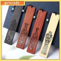 GOTORADE 4Pcs หลากสี ชุดที่คั่นหนังสือไม้ กลวงออก สี่เหลี่ยมผืนผ้าทรงสี่เหลี่ยม ที่คั่นหนังสือภาษาจีน ทนทานต่อการใช้งาน ที่มีคุณภาพสูง ที่คั่นหนังสือย้อนยุค ผู้ชายผู้หญิงเพื่อนสาวครูของขวัญวันเกิด