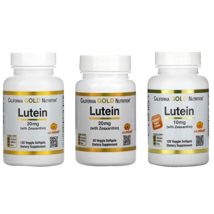 California Gold Nutrition Lutein with Zeaxanthin 10mg 20 mg | Lazada PH