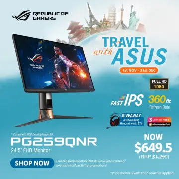 ASUS ROG Swift PG259QN 360Hz eSports NVIDIA® G-SYNC® Gaming