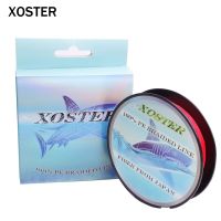 [HOT LIAXLLWISAAZH 534] XOSTER 12 Strands 500M 300M 100M สายตกปลาถักสายตกปลา Japan Multifilament Smooth สายตกปลาอุปกรณ์เสริม