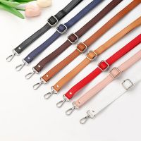 138cm Long Faux Leather Shoulder Bag Strap DIY Purse Handle Adjustable Crossbody Handbag Belt Replacement Belt with Clasp