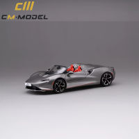 CM Model 1:64 Model Car Mcla Elva Open Top Alloy Die-Cast Running Sport Vehicle - Grey