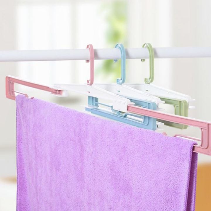 creative-durable-multi-use-folding-expandable-clothes-hanger-towel-rack-extendable-sheets-blanket-drying-rack