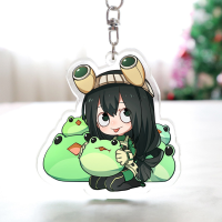 มังงะMy Hero Academia Keychainอะนิเมะการ์ตูนโปร่งใสพวงกุญแจอะคริลิคกระเป๋าจี้ของขวัญนักเรียน