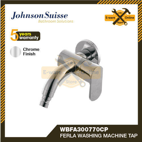 Johnson Suisse Ferla 1/2" Washing Machine Tap With Flange Washing