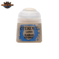 [พร้อมส่ง] Citadel : LAYER: KARAK STONE (12ML)  สีอะคริลิคสำหรับทาโมเดล