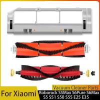 ♛№ Central Main Roller Brush Cover For Xiaomi Roborock S5 S5MAX S6 S6MAXV S50 S55 Vacuum Cleaner Accessories Replacement Spare Part