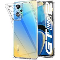 เคสโทรศัพท์โปร่งใสกันกระแทกสำหรับ Realme GT 2 Master นีโอ3 3 3T 2 Neo2 Neo3 X7 Q3 Pro V15 Narzo 50i 50A Prime 4G 5G 2022 2023