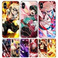 My Hero Academia Anime For iPhone 11 13 14 Pro Max 12 Mini Phone Case X XS XR 6 6S 8 7 Plus SE Apple 5 5S Fundas Cover Coque