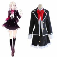 Komori Yui Cosplay Anime DIABOLIK LOVERS Costumes Halloween Carnival Women Uniforms Komori Yui Full Set School Uniforms