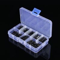 180Pcs M3 Black Nylon Spacer Screw Nut Assortment Kit Male Female Standoff Hex Nut Cross Cylinder Head Screw For Computer PCB