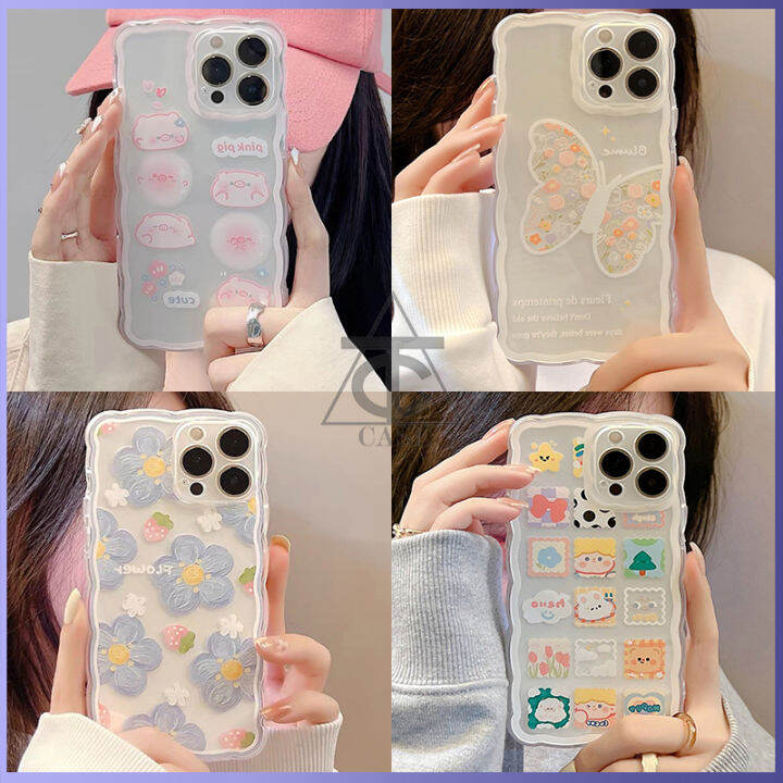 เคส-iphone-ซอฟท์-tpu-ซิลิโคนเคสโทรศัพท์-iphone-11-12-13-14-pro-max-7-8-7plus-8plus-13-12-mini-xr-x-xs-max-11promax-12promax-13-pro-max-ลายภาพวาดสีน้ํามัน-รูปดอกไม้