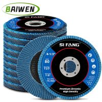 10pcs Flap Discs 115mm T27 Zirconia Grinding Wheels 40/60/80/120 Grit Professional Flap Discs Sanding For Angle Grinder Cleaning Tools