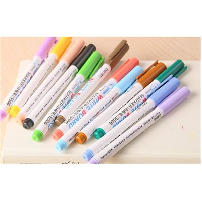 12 Colorsset Whiteboard Marker Non Toxic Dry Erase Mark Sign Fine Nib Set