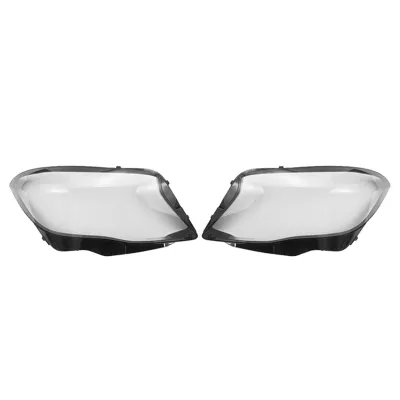 Left &amp; Right for Mercedes Benz W156 GLA Class 2015-2019 Headlight Lens Cover Headlight Shade Shell Light Cover