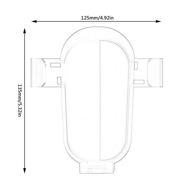 carcool-สร้างสรรค์รถแรงโน้มถ่วงยึดโทรศัพท์มือถือที่มีล็อคไร้สายชาร์จสากล-mag-netic-ยานพาหนะระบายอากาศยึด