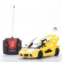 ProudNada Toys ของเล่นเด็กรถสปอร์ตบังคับวิทยุเปิดประตูได้(สีหลือง) XINLIFENG SPORTS CAR RADIO CONTROL 1:16