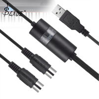 SLADE 2m USB to MIDI Cable Electric Piano Drum Guitar Music Compile Interface Adapter Cable Converter Support Windows and Mac OS