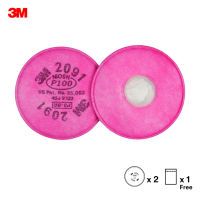 3M 2091 ผ้าฝ้ายกรองฝุ่น P100 ป้องกันควันเชื่อมใยแก้วป้องกันฝุ่นผ้าฝ้ายกรองฝุ่นละออง