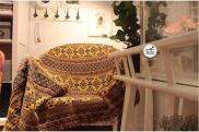 Chăn Thảm Phủ Sofa Họa Tiết Thổ Dân, Thảm Thổ Cẩm