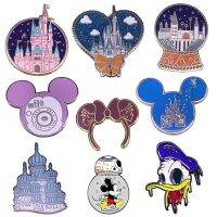 Disney Castle FAIRY TALE CASTLE Mickey Enamel Pins Cartoon Metal Brooch Badge Jewellery Clothes Hat Backpack Accessory Gifts