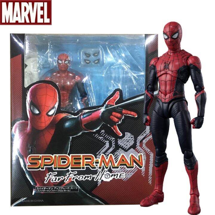 zzooi-shf-spiderman-action-figure-spider-man-far-from-home-version-articulated-figure-model-doll-toys-gift-for-boyfriend-children