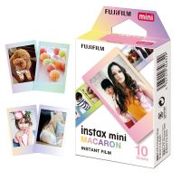 {Kobayashi กระดาษคัดสำเนา} Fujifilm Mini Instax 10ชิ้นฟิล์มสำหรับ Fuji มาการูน8 9 11 40ลิงก์กล้องอินสแตนท์