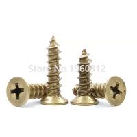 10-20pcs  M3 M3.5 M4 M5 Brass  Cross Phillips Flat Countersunk Head Self-tapping Wood Screw Nails Screws  Fasteners