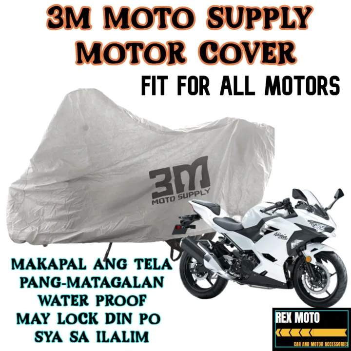 RM MOTOR COVER THREE M FOR: Yamaha SZ 150 |Makapal l May lock sa ilalim ...