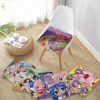 【LZ】 Lucky Star Comedy Anime European Seat Cushion Office Dining Stool Pad Sponge Sofa Mat Non-Slip Chair Cushions