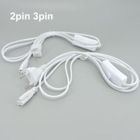 【YF】 2pin 3pin hole ON/OFF Switch Cable T5 light Tube Power supply Charging Connection extension Wire Connector cord EU US Plug