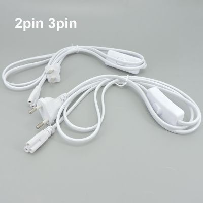 Chaunceybi 2pin 3pin hole ON/OFF Cable light Tube supply Charging Connection extension Wire cord US Plug