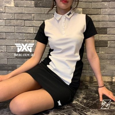 New golf womens short-sleeved clothing breathable and comfortable quick-drying casual t-shirt jersey sports polo shirt top Odyssey FootJoy TaylorMade1 PING1 Malbon PEARLY GATES ♕✎
