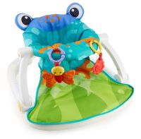 เก้าอี้ฝึกนั่ง เก้าอี้หัดนั่ง Fisher-Price Sit-Me-Up Floor Seat, Funny Froggy