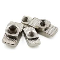 10pcs M3/M4/M5/M6/M8 Slot Sliding T Nut Hammer Drop In Nut Fasten Connector EU Standard for 20/30/40/45 Series Aluminum Profiles Hand Tool Parts Acces