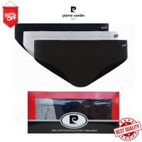 AB Pierre Cardin PB-209 (PACK3) เซ็ตกางเกงในชาย Classic Macho Brief Underwear  มี3สี ภายในกล่อง men underwear ส่งฟรี