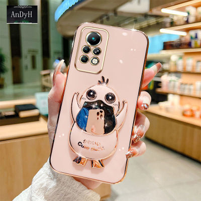 AnDyH&nbsp;New&nbsp;Design&nbsp;Phone&nbsp;Case for Infinix Note11 Pro Note 11s X697 Stereo Duck Mobile Phone Holder Phone&nbsp;Case&nbsp;Fashionable&nbsp;and&nbsp;Comfortable&nbsp;Soft&nbsp;Case&nbsp;with