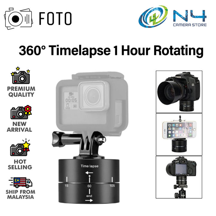 nyse Enumerate sammensatte 360° Timelapse 1 Hour Rotating Panning Head Time Lapse Egg Timer For GoPro  Camera | Lazada