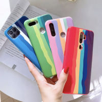 [ส่งจากไทย] Case OPPO Reno4 เคส สายรุ้งไล่โทนสีนิ่ม เคสนิ่มซิลิคอน เคสโทรศัพท์ ออฟโป้