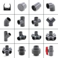 2pcs 20mm 25mm 32m PVC Pipe Connectors Garden Irrigation Ball Valve Tee Elbow Union Connector Cross Joints Aquarium Tube Adapter Valves