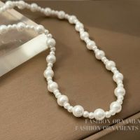 Different Size Pearl Necklace For Women