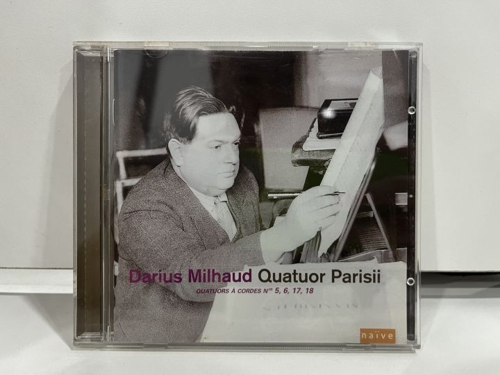 1-cd-music-ซีดีเพลงสากล-milhaud-quatuors-a-cordes-n-5-6-17-18-quatuor-parisil-c15e22