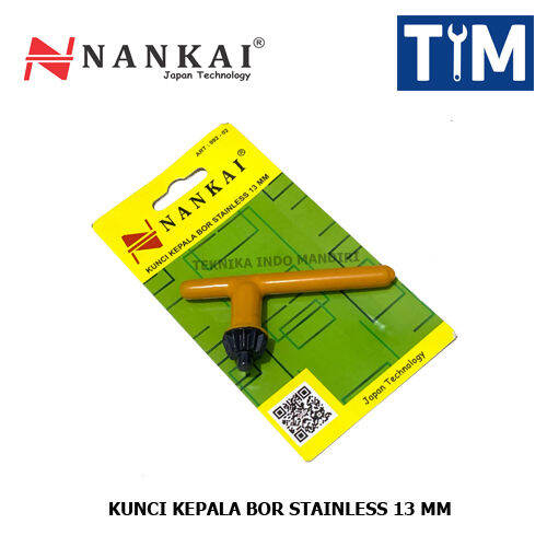 Nankai Kunci Kepala Bor Stainless Drill Chuck Key Kunci Bor