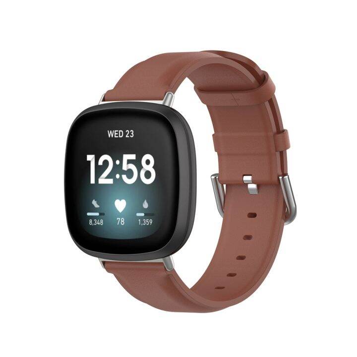 สำหรับ-fitbit-versa-4-sense-2สายรัดนาฬิกาหนังแท้-สีขาว