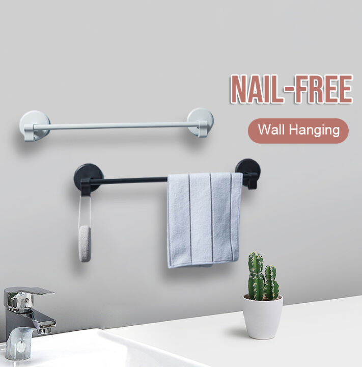 Bathroom Towel Hanger Self Adhesive Wall Mounted Towel Hanger Toilet