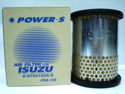 ไส้กรองอากาศ ISUZU TFR/S NEW DRAGON EYE ใช้ตั้งแต่ปี 1999-2000 เบอร์แท้ 8-97941026-0 ยี่ห้อ POWER-S (PSA-135-S) สินค้าคุณภาพสูง