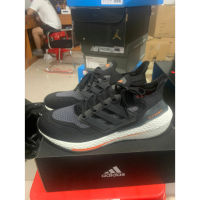 2022 New ADDAS Ultra Boost 21 Black Grey Volt Green FZ2056 On Sale