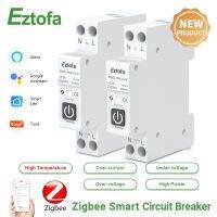 Zigbee TUYA สมาร์ทเบรกเกอร์,1P 1-63 Dengan Perlindungan Arus Lebih Dari Voltase,รีโมทคอนโทรล Nirkabel Rumah Pintar