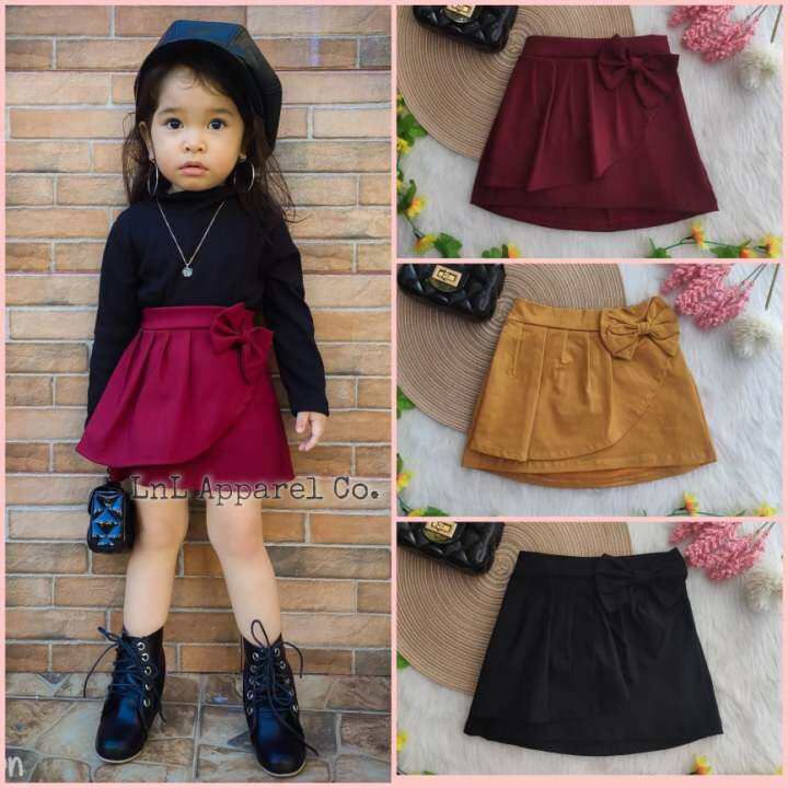 EPTM 1-3 YEARS OLD KIDS KOREAN INSPIRED SEMI MAONG PLEATED SKIRT OOTD ...